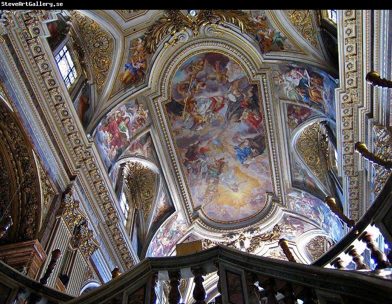 Giovanni Battista Gaulli Called Baccicio Triumph of Franciscan Order. Rome, Church of the SS. Apostoli.